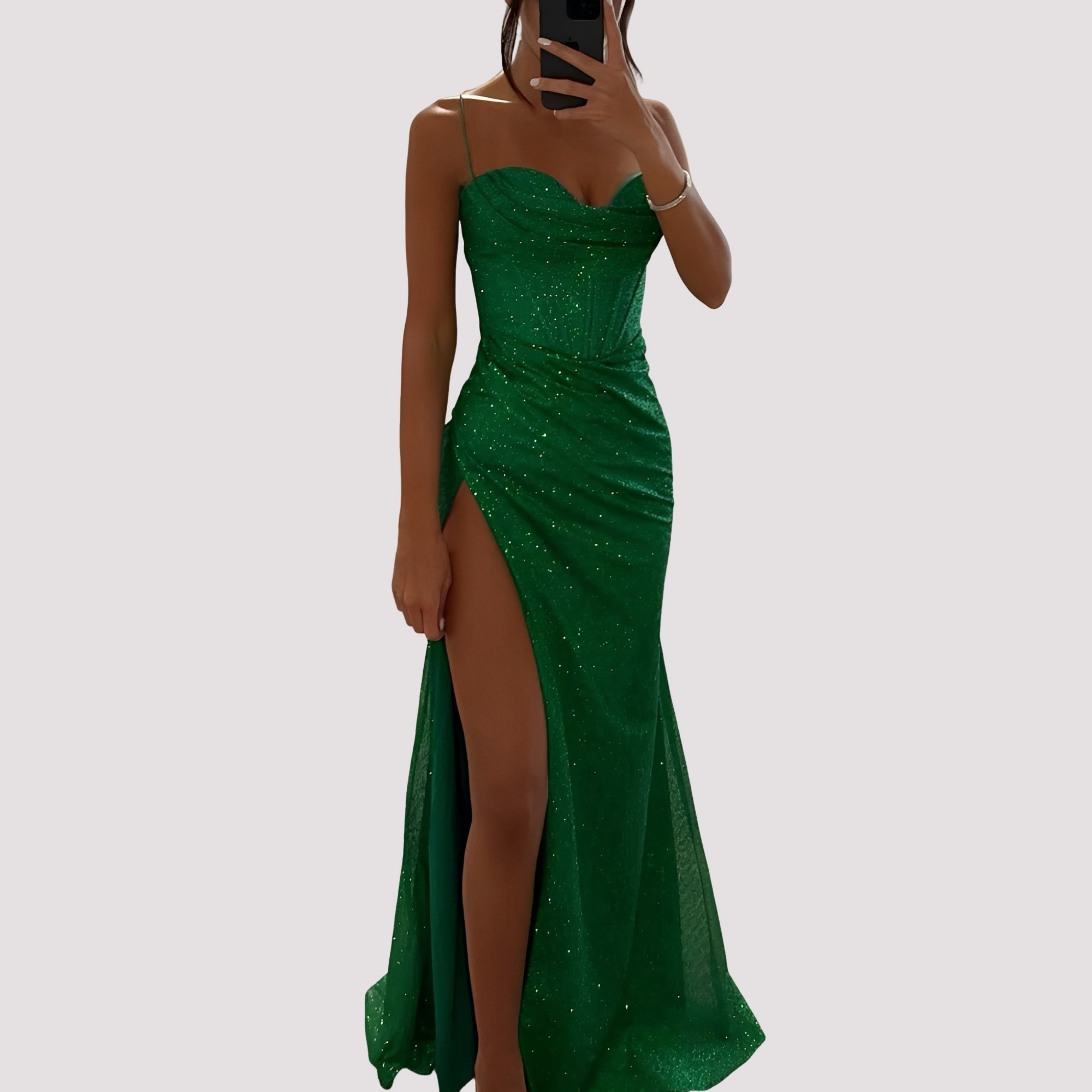 Bonnie - Stilvolles Maxikleid mit Schlitz