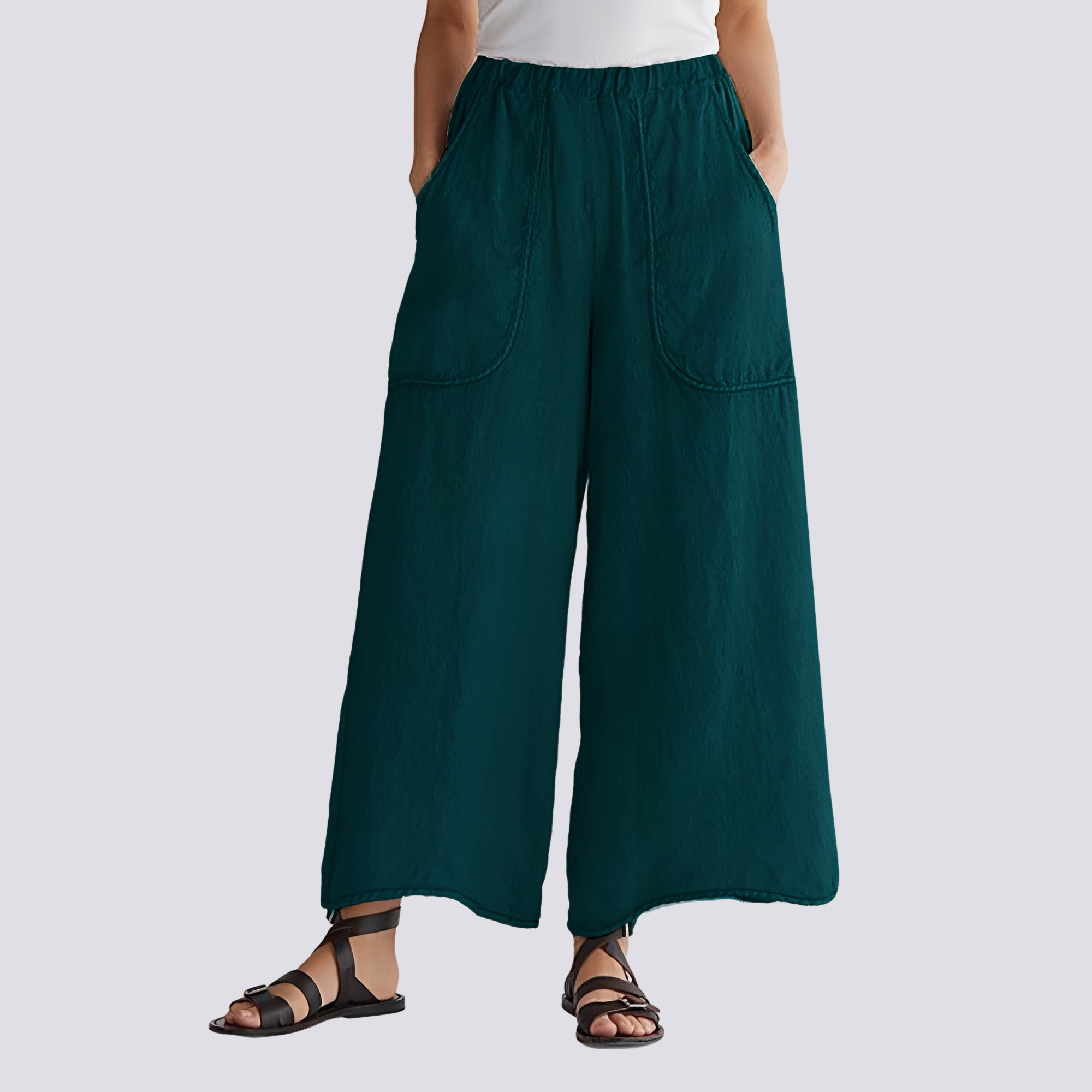 Angela - Bequeme Hose mit weitem Bein für Damen