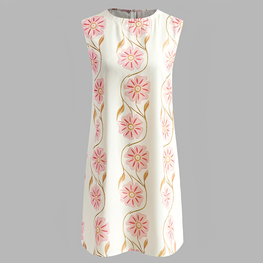 Kemberly - Schickes ärmelloses Kurzkleid
