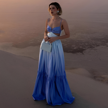 Corina - Stilvolles Cami-Langes Kleid