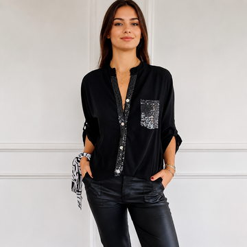 Chalise - Elegante Bluse mit Knöpfen
