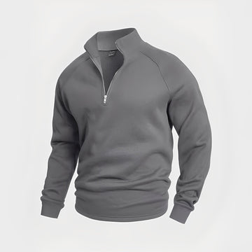 Wiley - Komfortabler Herrenpullover mit Reißverschluss