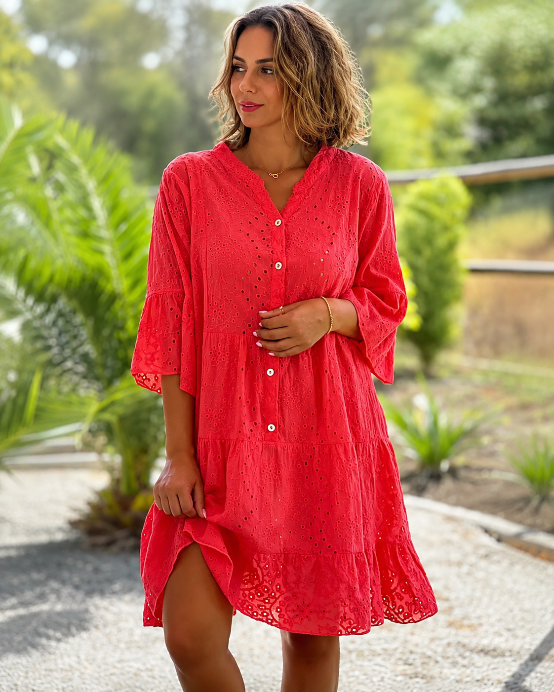 Melania - Stilvolle Bluse mit V-Ausschnitt