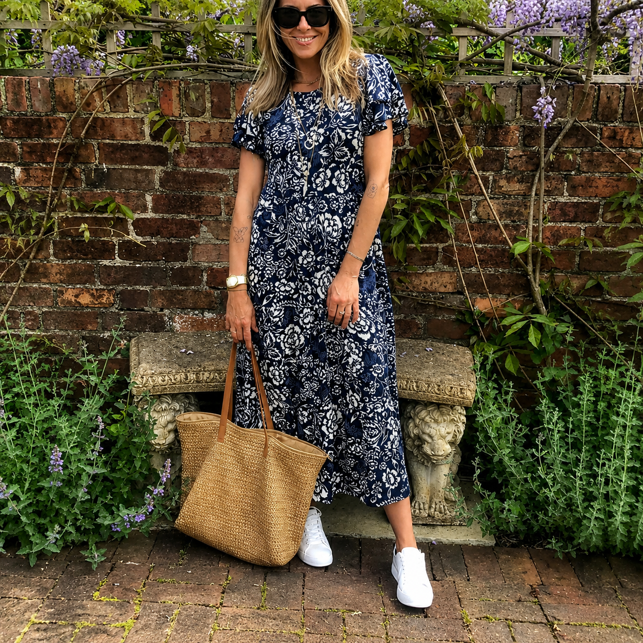 Paige - Locker fallendes Midikleid