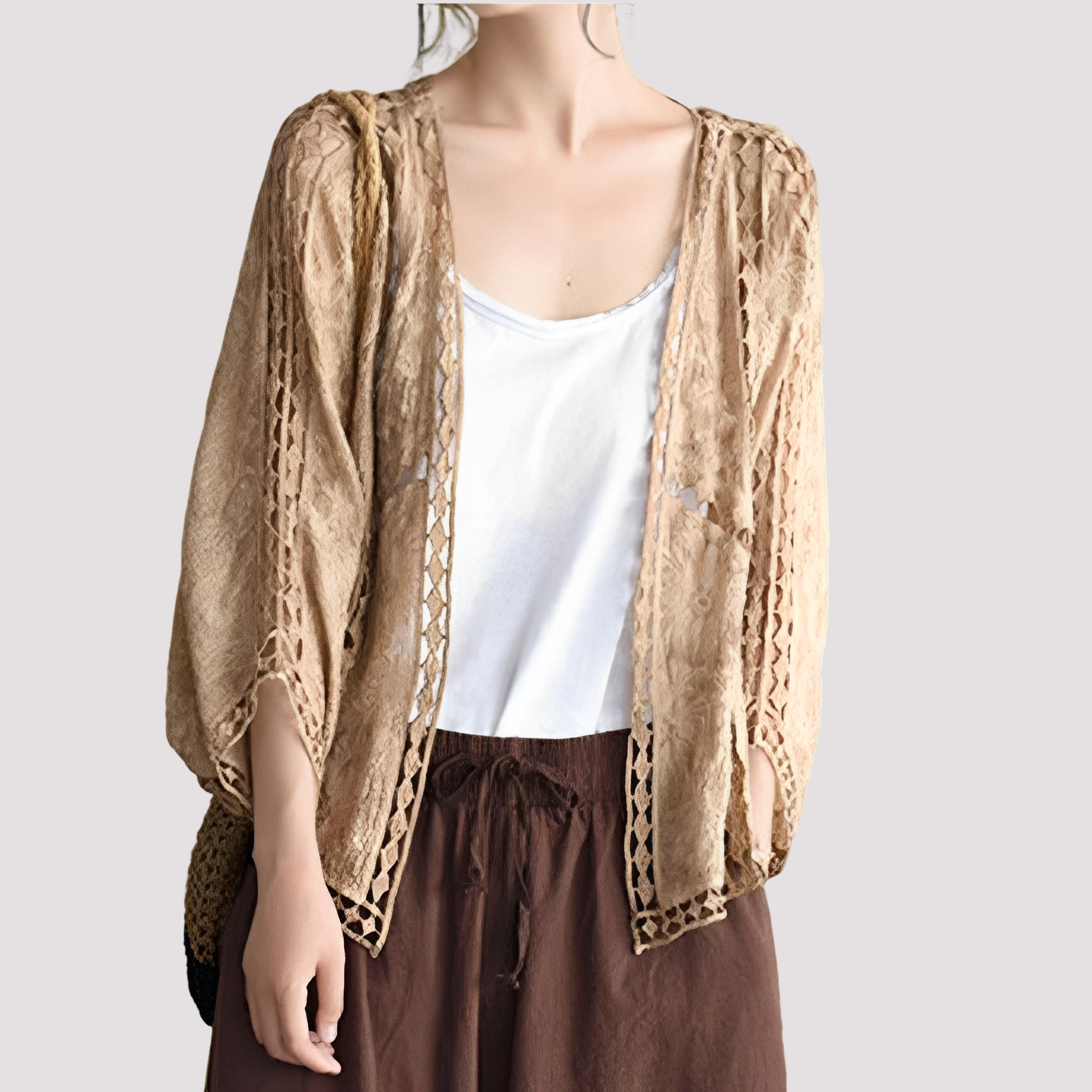 Connie - Damen Cardigan mit Cut-Out Design