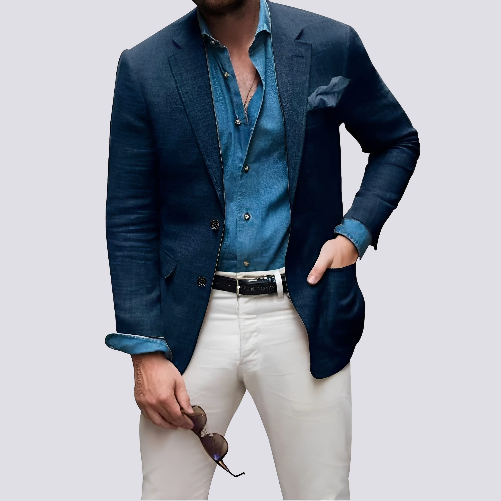 Glenn - Eleganter Herrenblazer mit Knöpfen