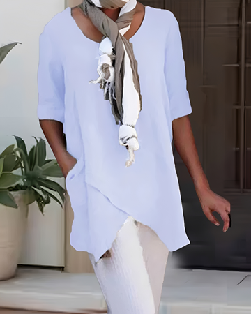 Marcia - Elegantes Rundhals-Shirt