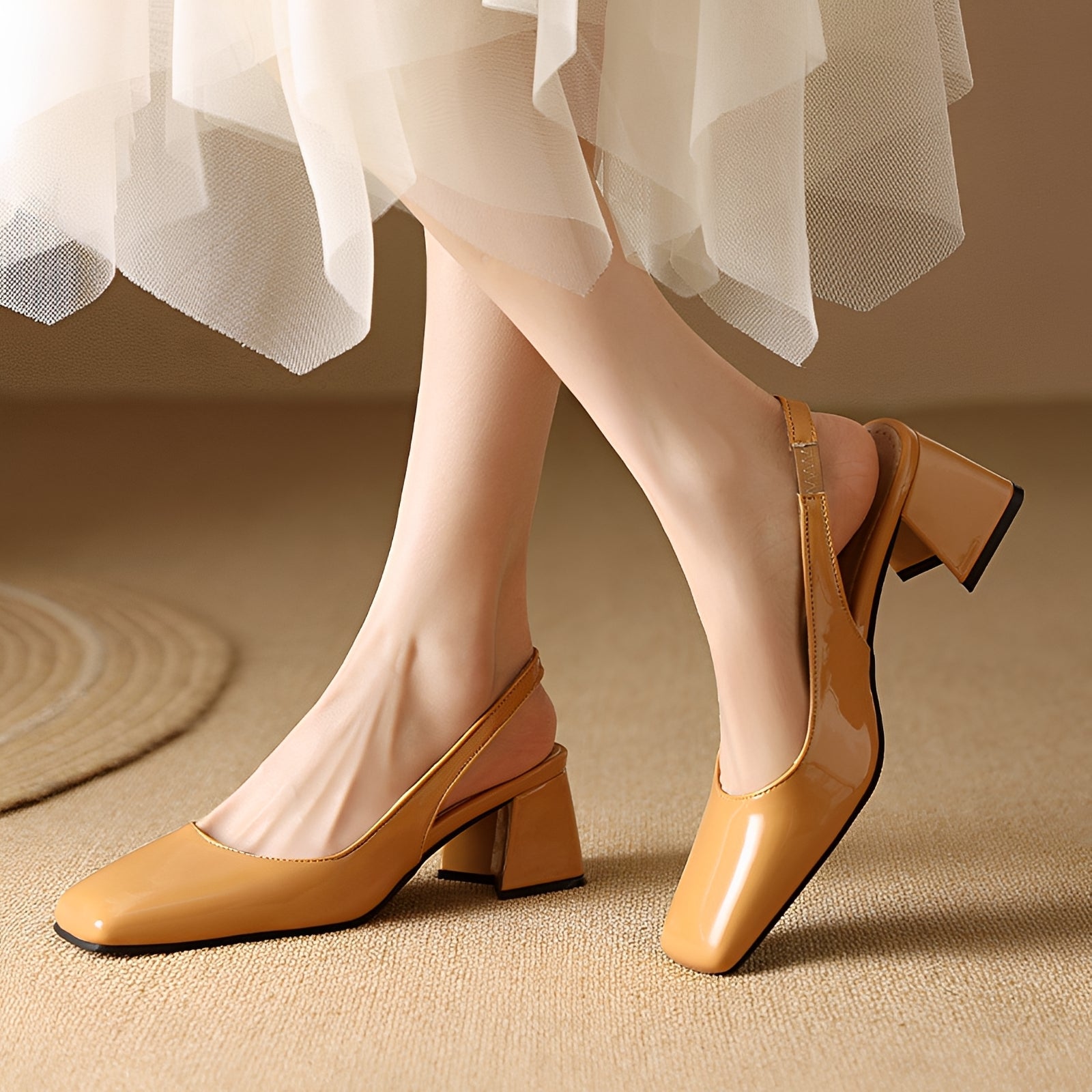 Kristen - Modische Schuhe mit eckigem Absatz