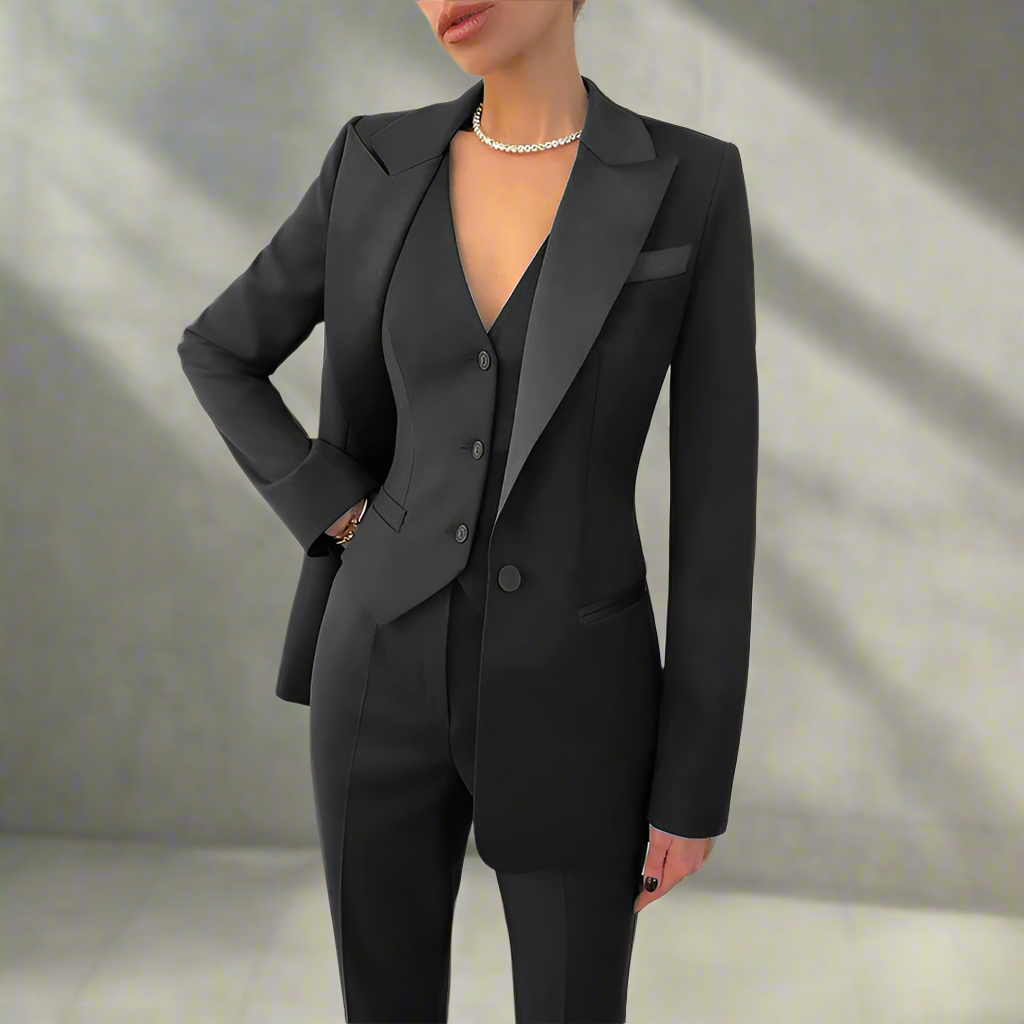 Clara - Stilvolles Set mit Blazer, Hose und Oberteil