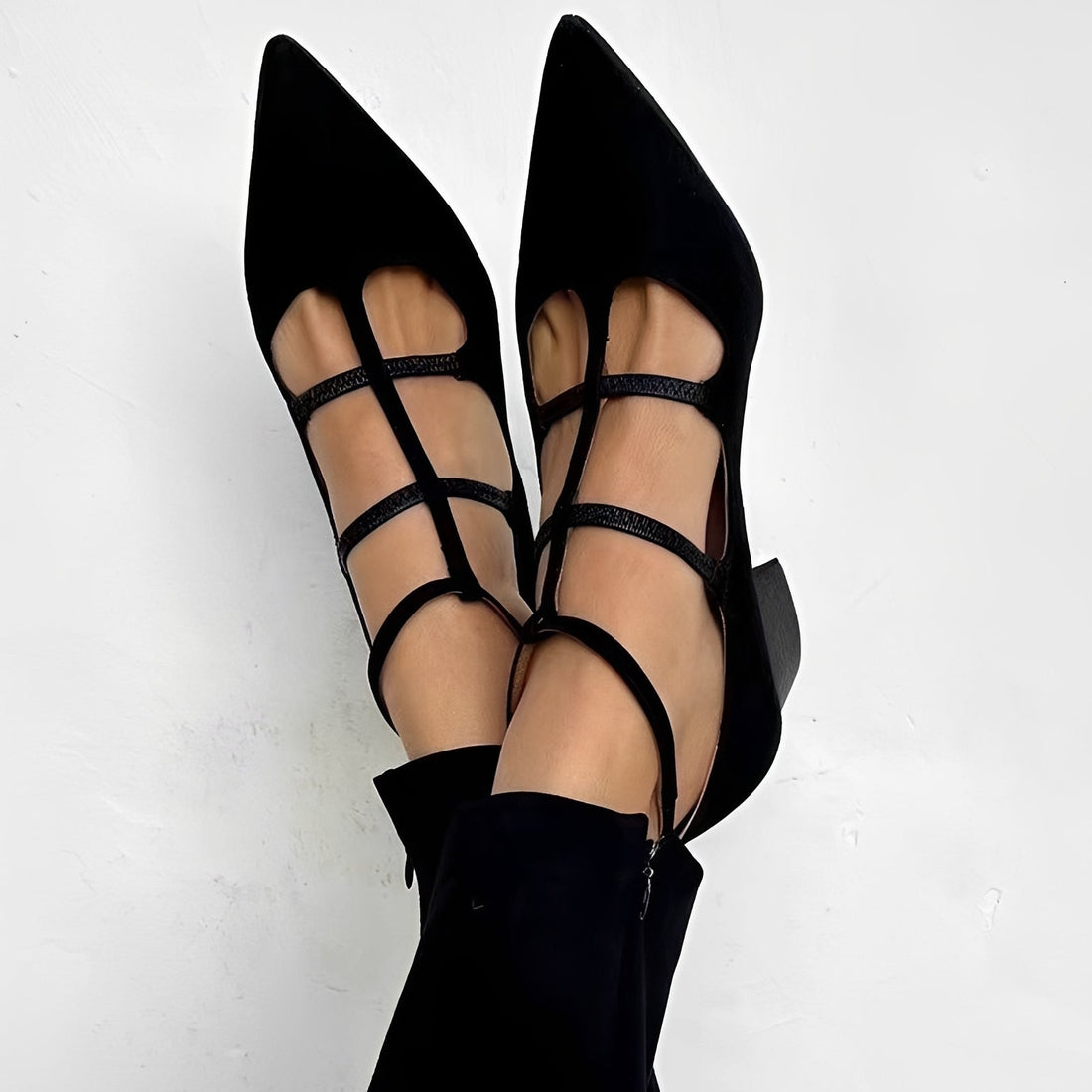 Shayan - Elegante Pumps-Sandalen mit spitzer Kappe