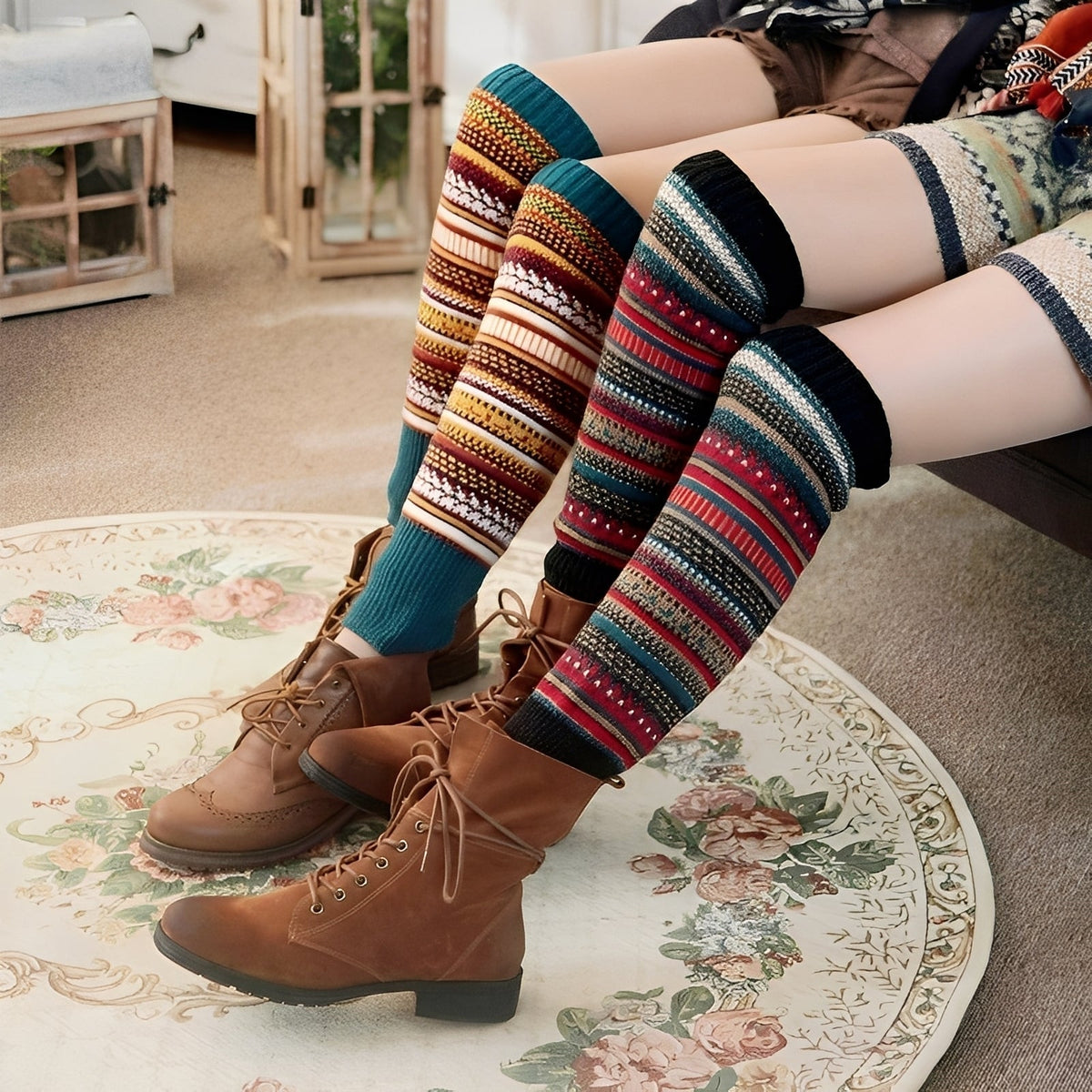 Suzanna - Modische und behagliche Socken