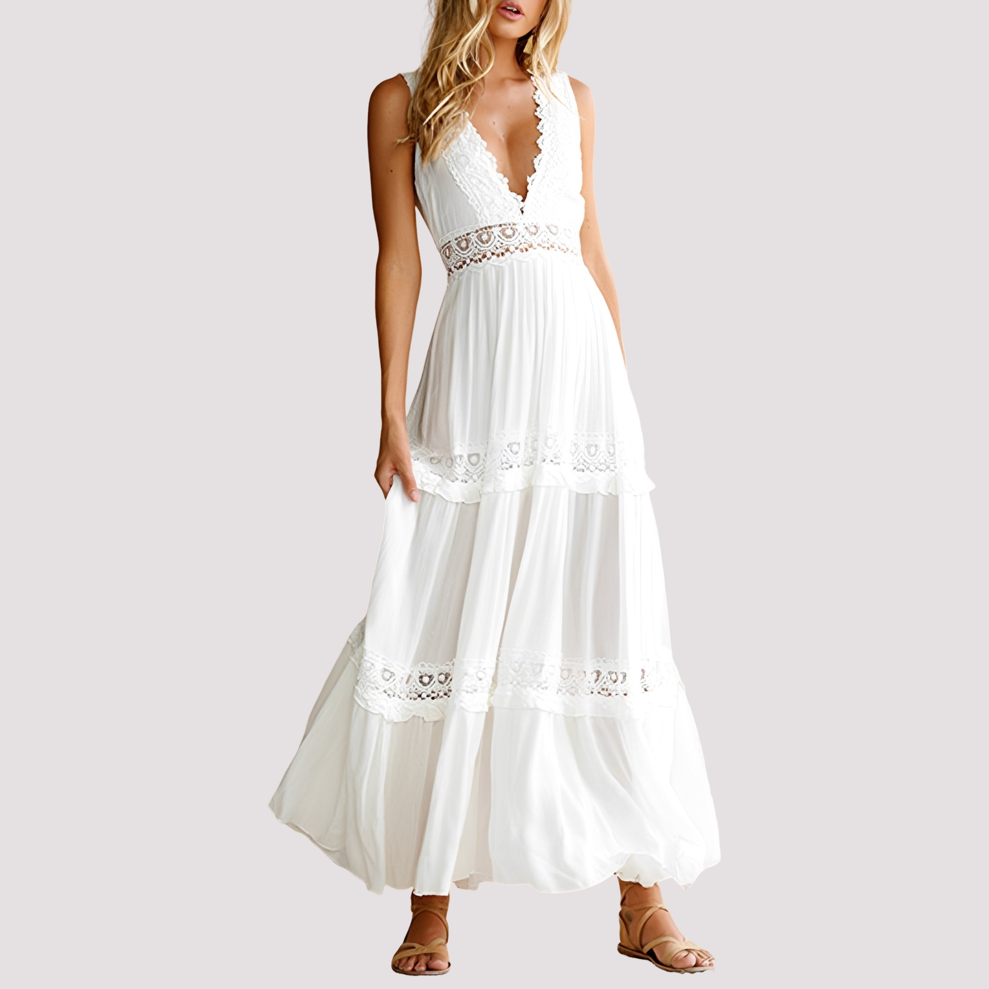 Tegan - Stilvolles Tank-Midikleid