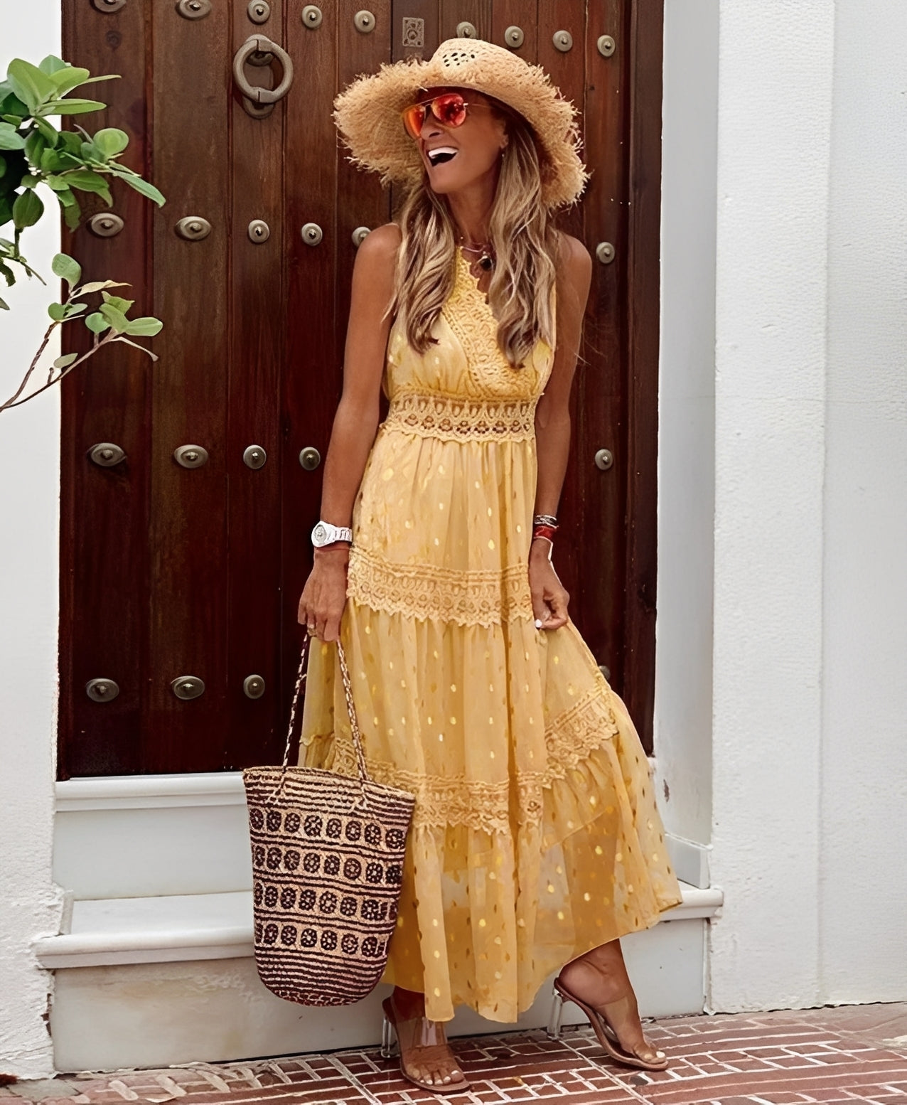 Jesse - Maxirock für Damen im schicken Boho-Stil