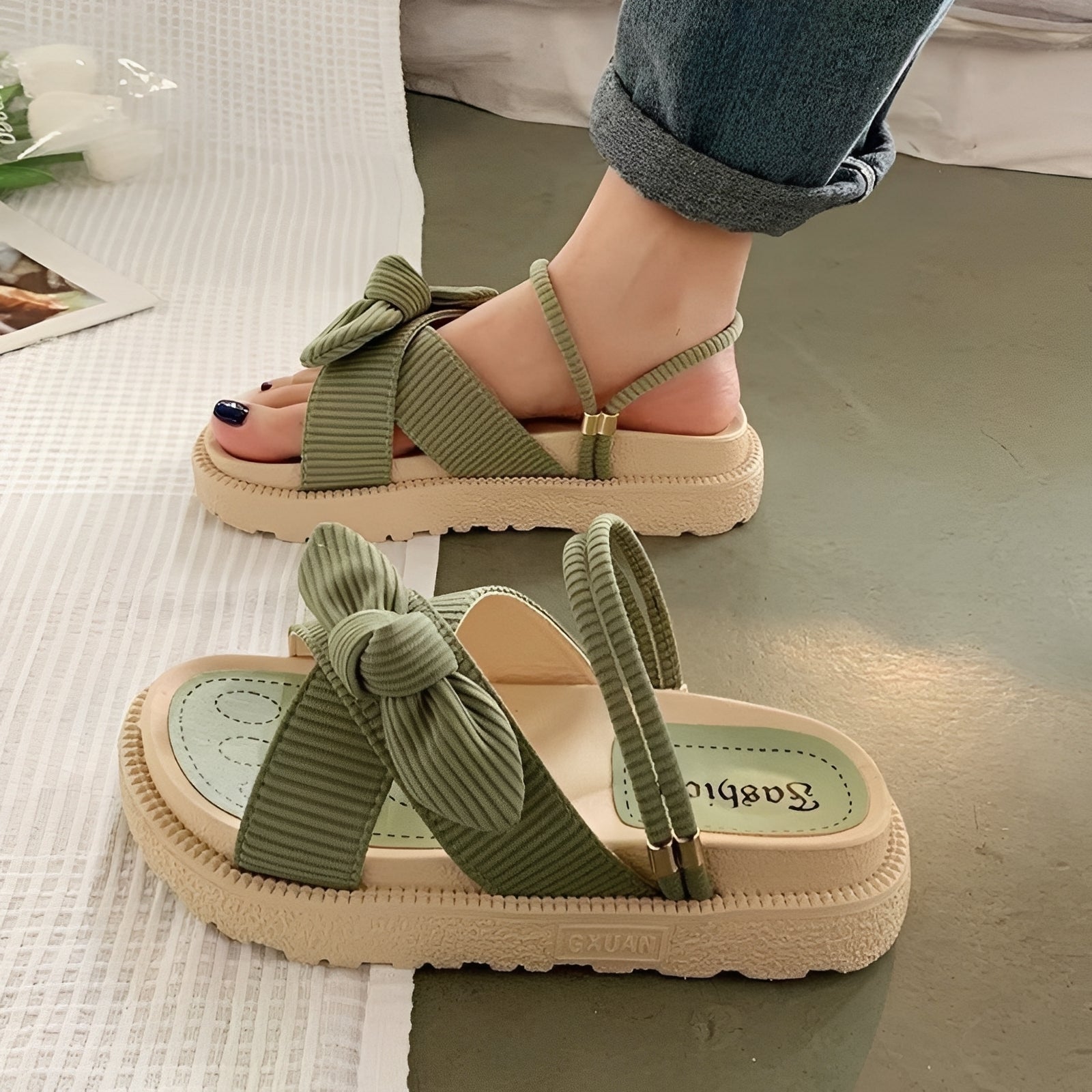 Sammy – Damensandalen – für schicke Spaziergänge