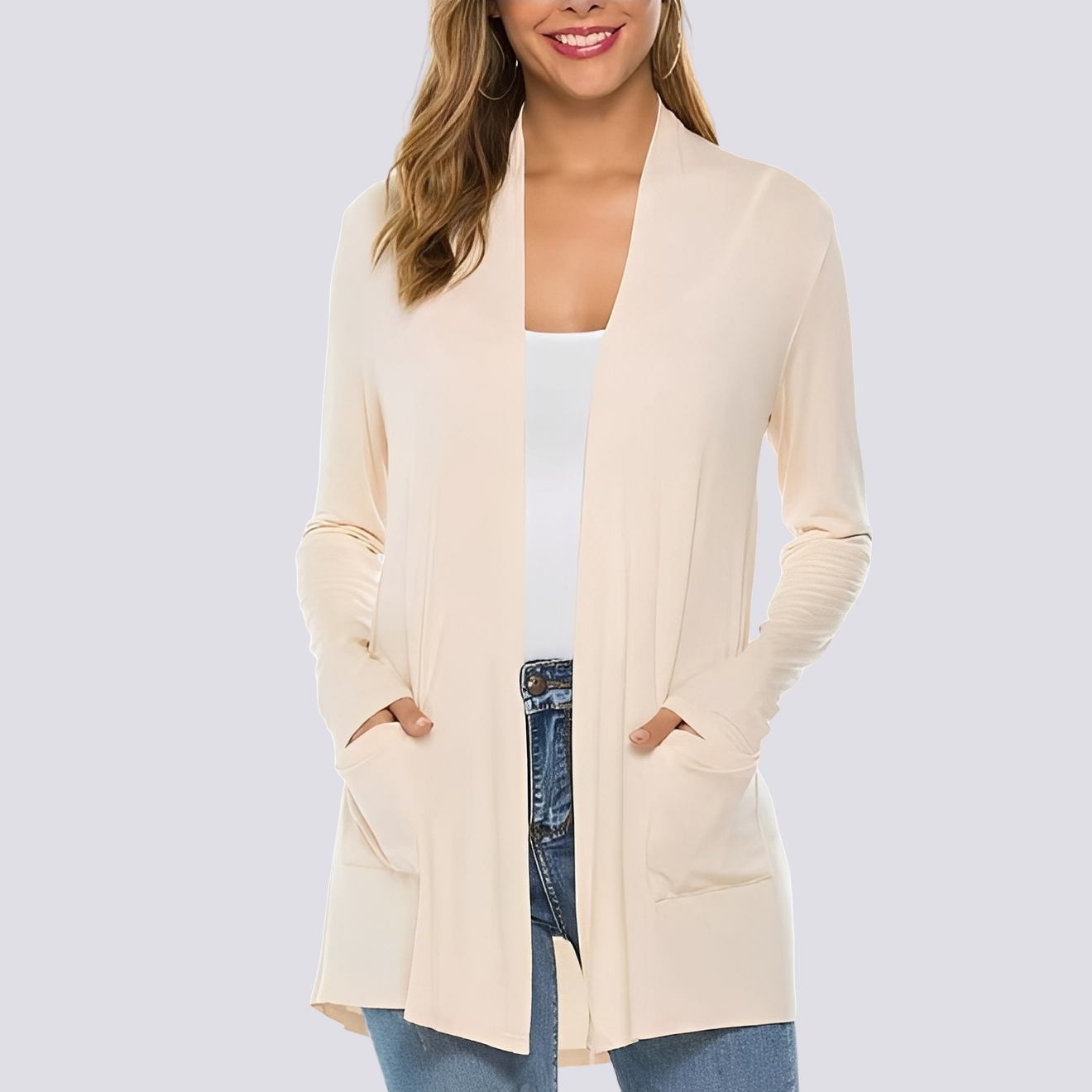 Bertha - Bequeme Langarm-Jacke