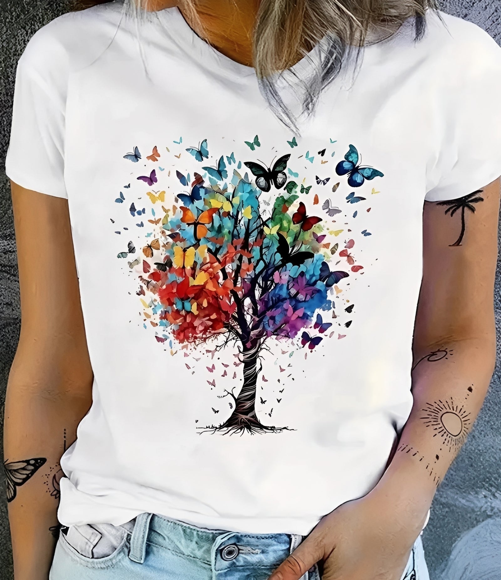 Julia - Modisches Damen-T-Shirt mit Druck