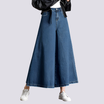 Cassie - Elegante Damenjeanshose mit weitem Bein