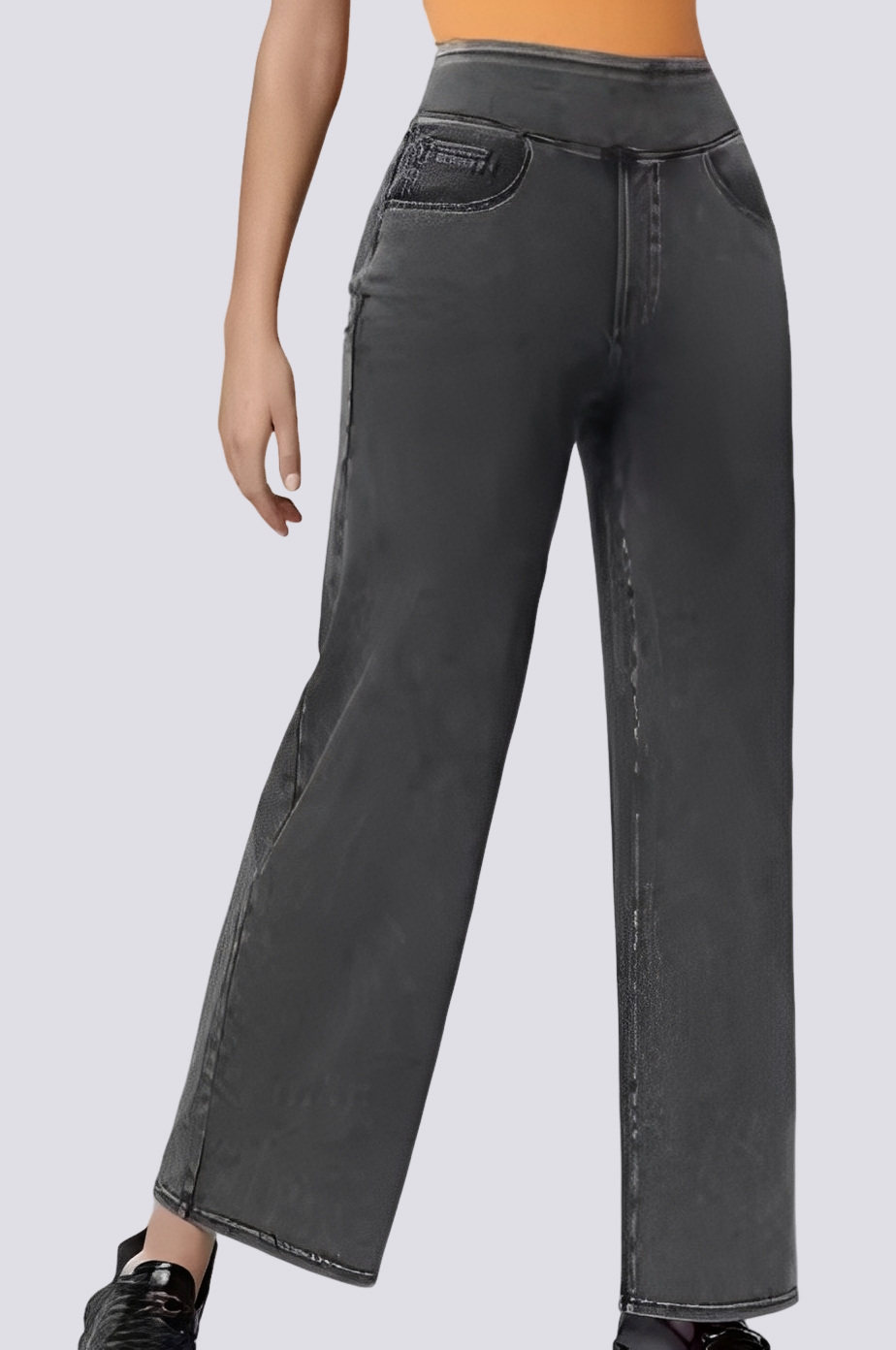 Carrie - Elegante Hose mit Hohem Bund