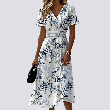 Peggy - Midikleid mit kurzen Ärmeln