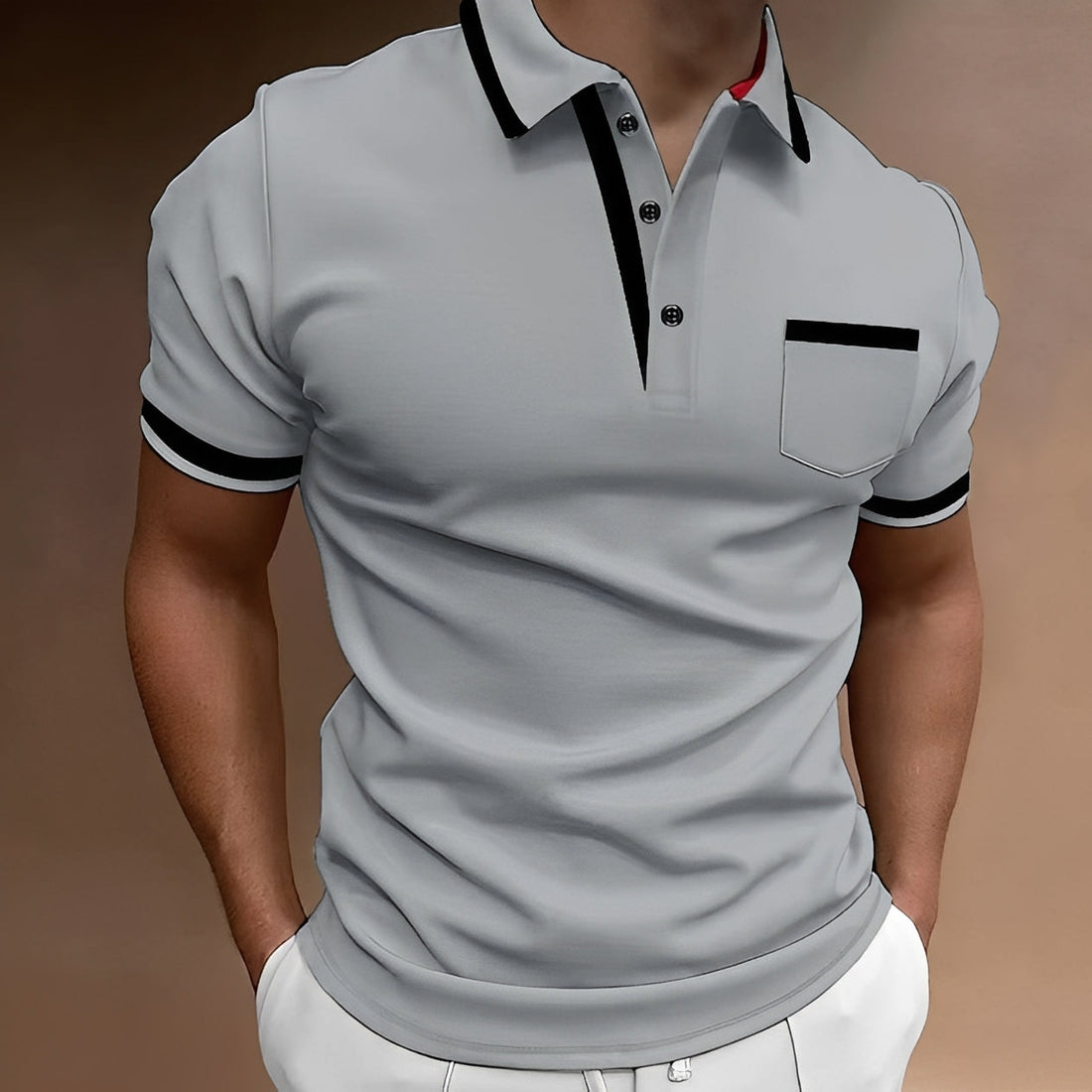 Bobby - Lässiges kurzärmeliges Herren-Poloshirt