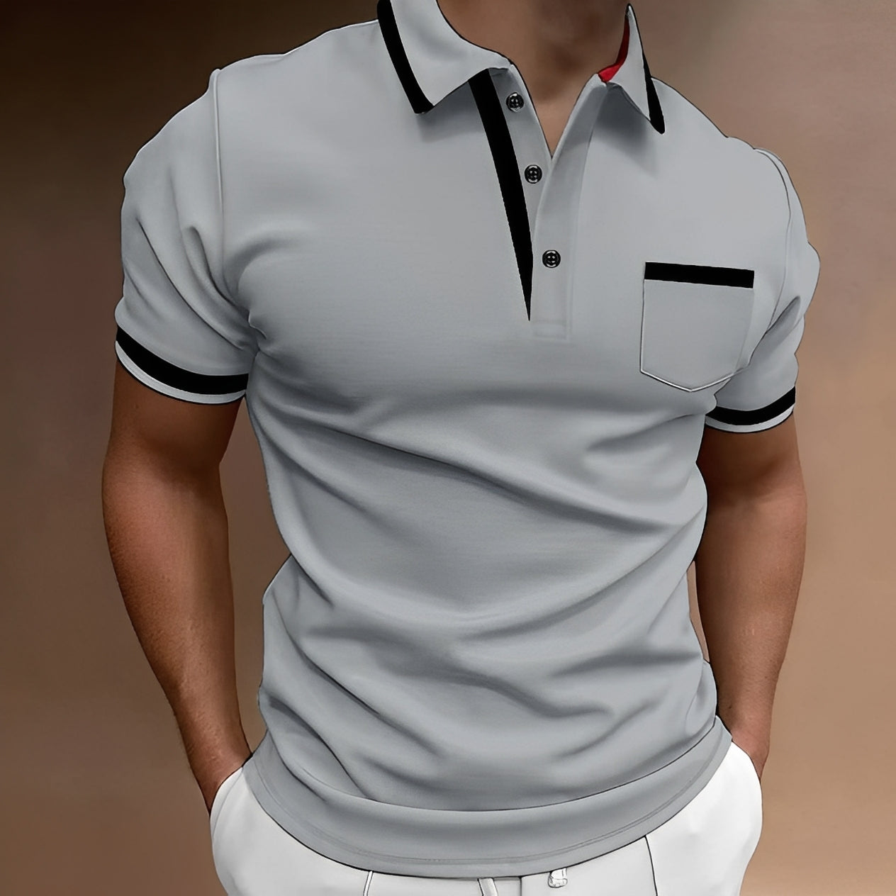 Bobby - Lässiges kurzärmeliges Herren-Poloshirt