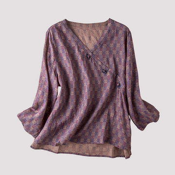 Monica - Modische Bluse mit Blumenmuster für Damen