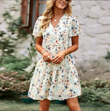 Charlotte - Damenkleid - für ein blumiges, sonniges Outfit