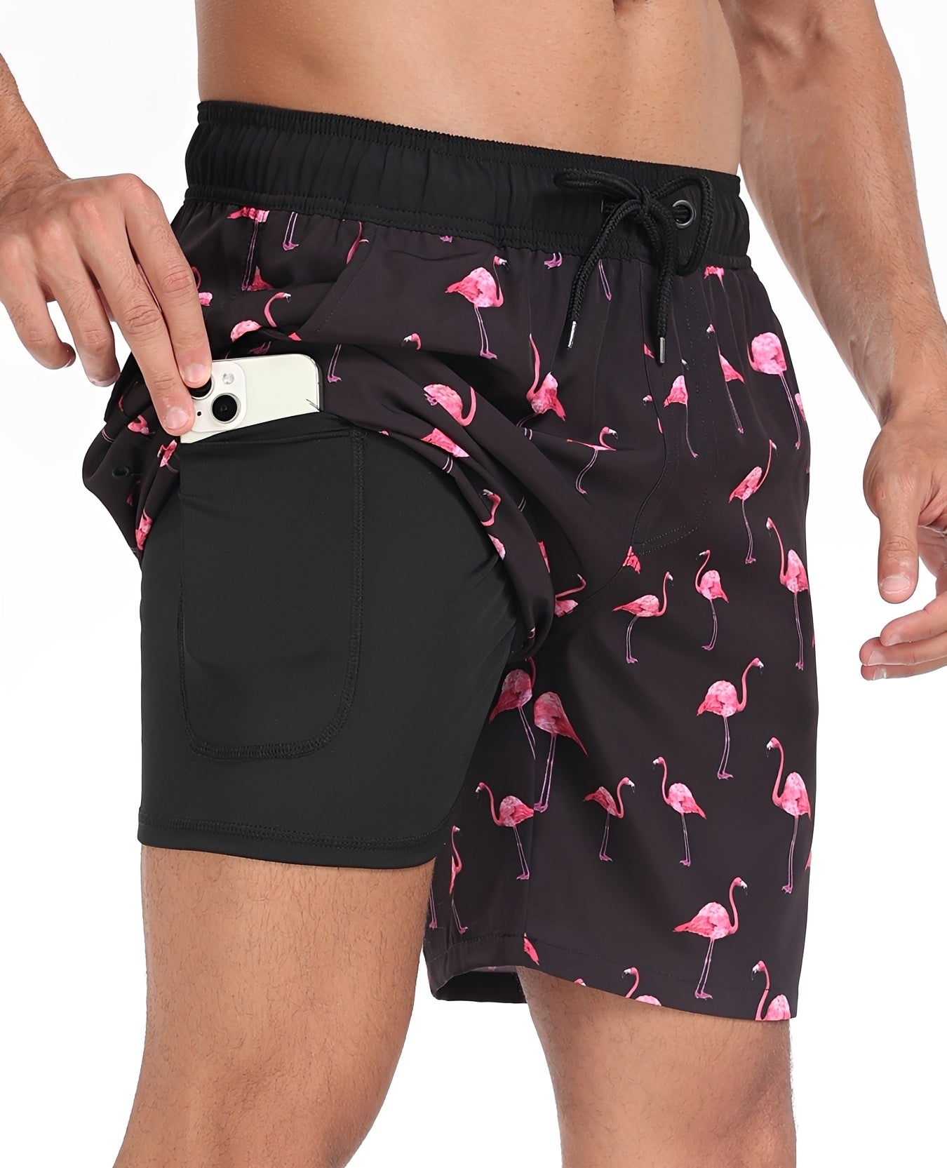 Adam – Herren Badeshorts – Schnell trocknende Strandmode