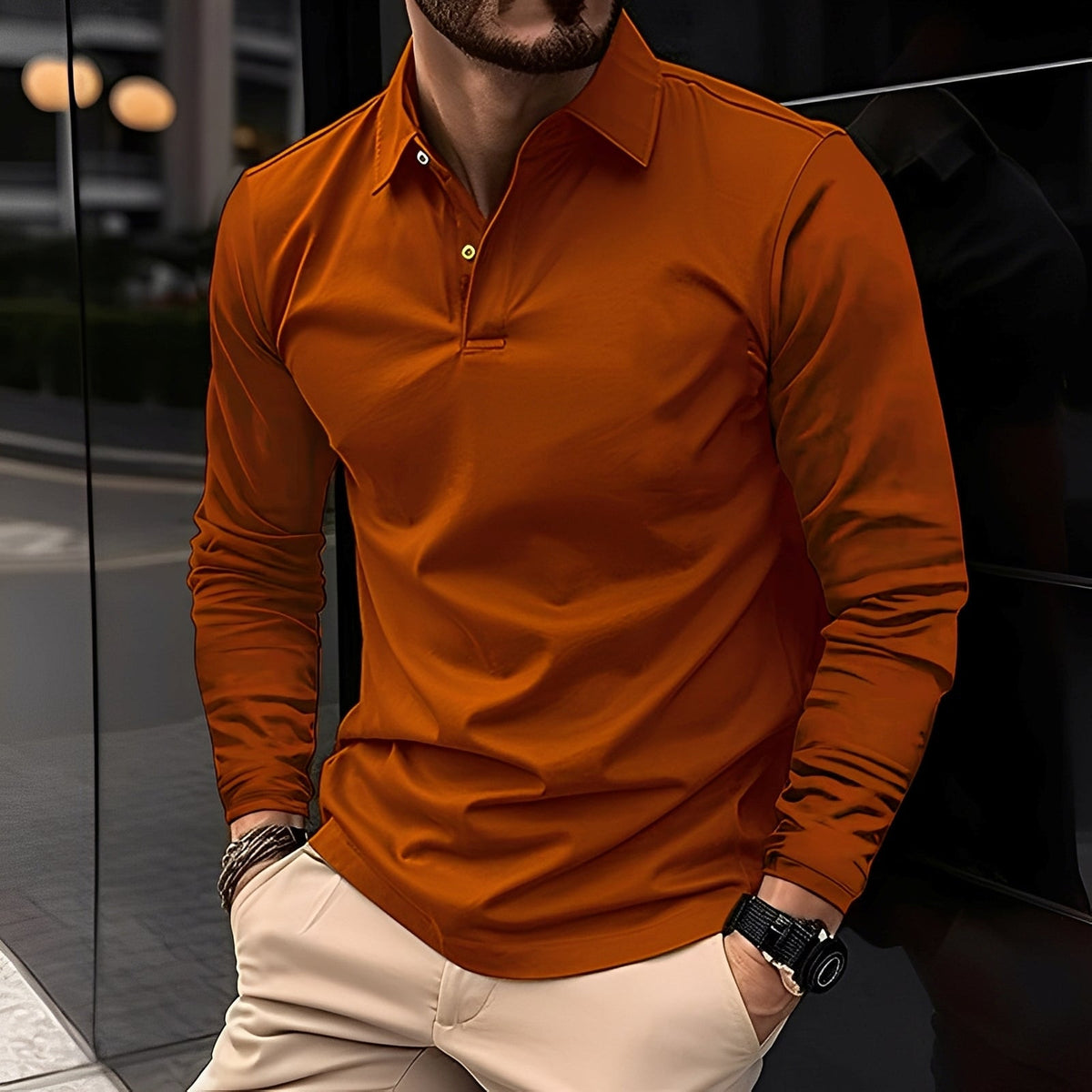 Deacon - Komfortables und strapazierfähiges Langarmshirt