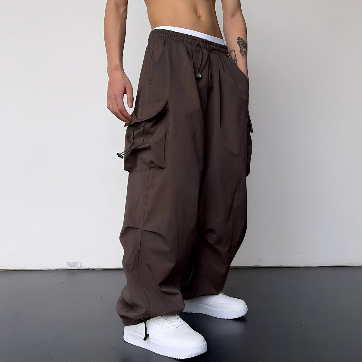 Kaleb - Trendige Cargohose mit weitem Schnitt