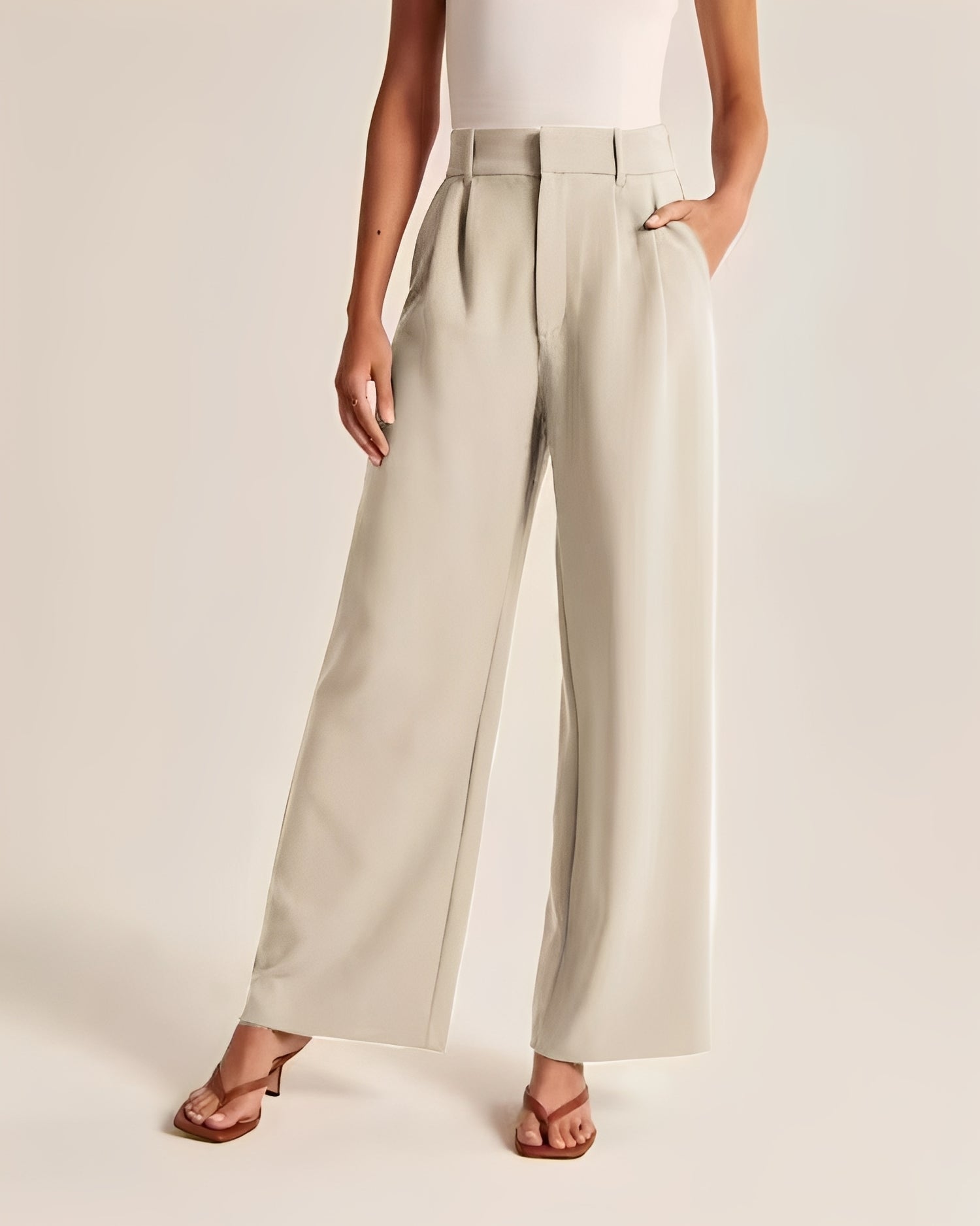 Ruth - Stilvolle Damenhose mit weitem Bein