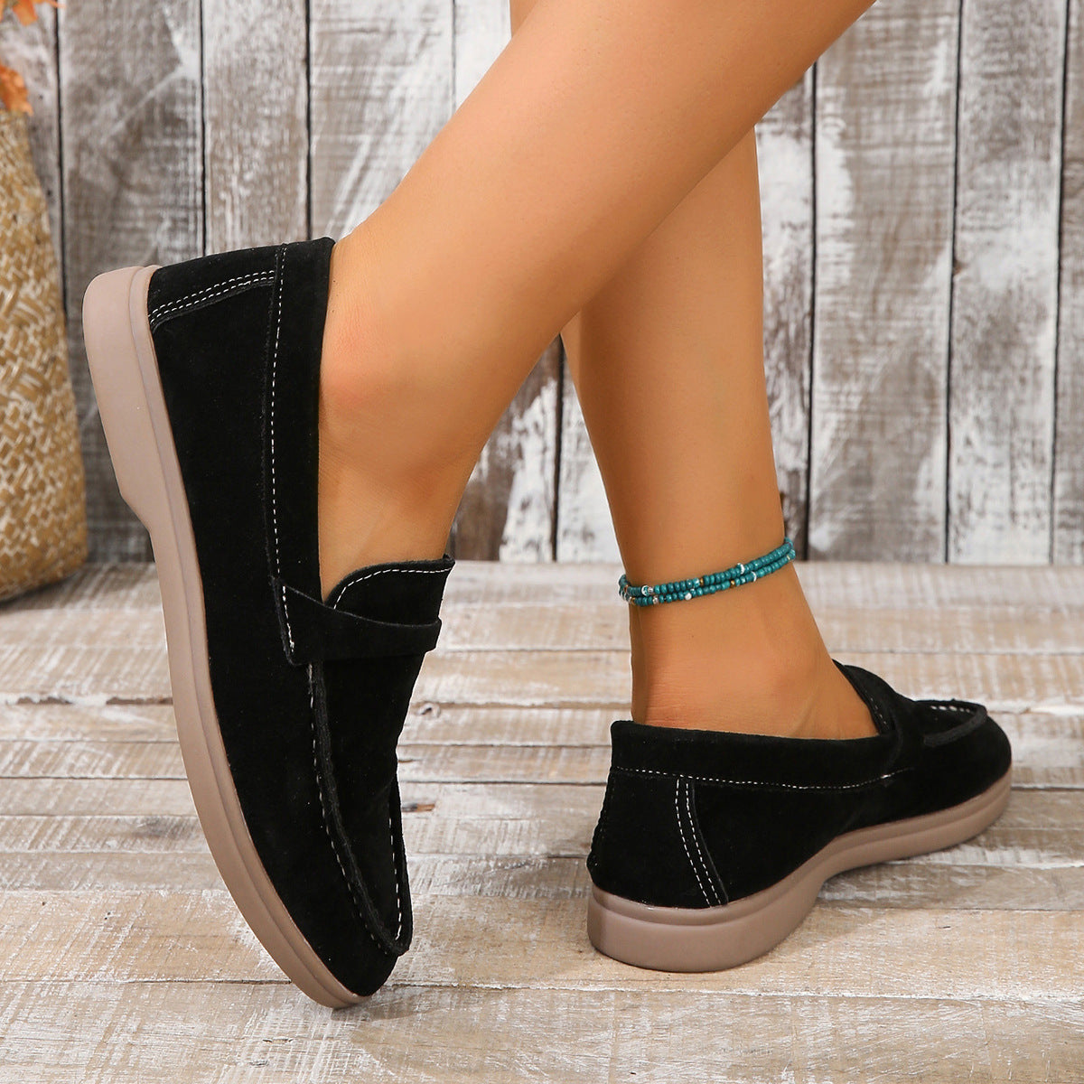 Rory - Komfortable flache Slipper