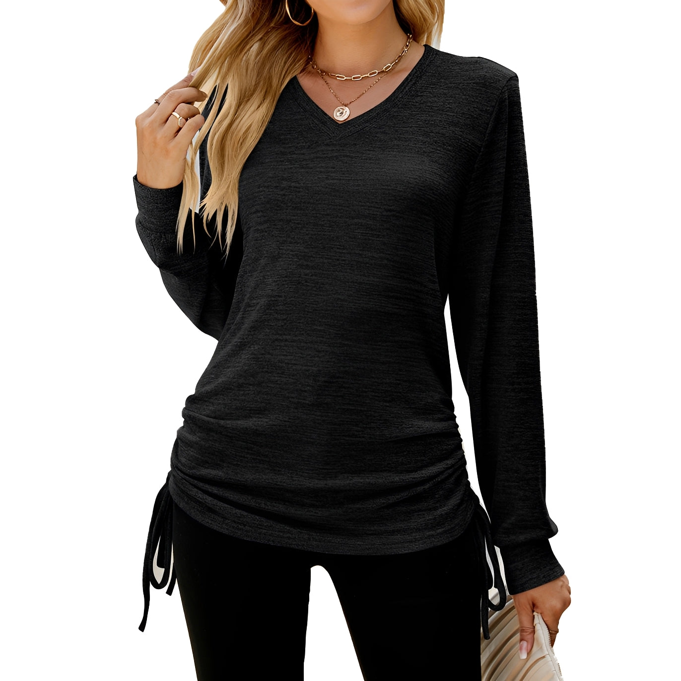 Ellaine - Elegantes Damen-Top mit V-Ausschnitt