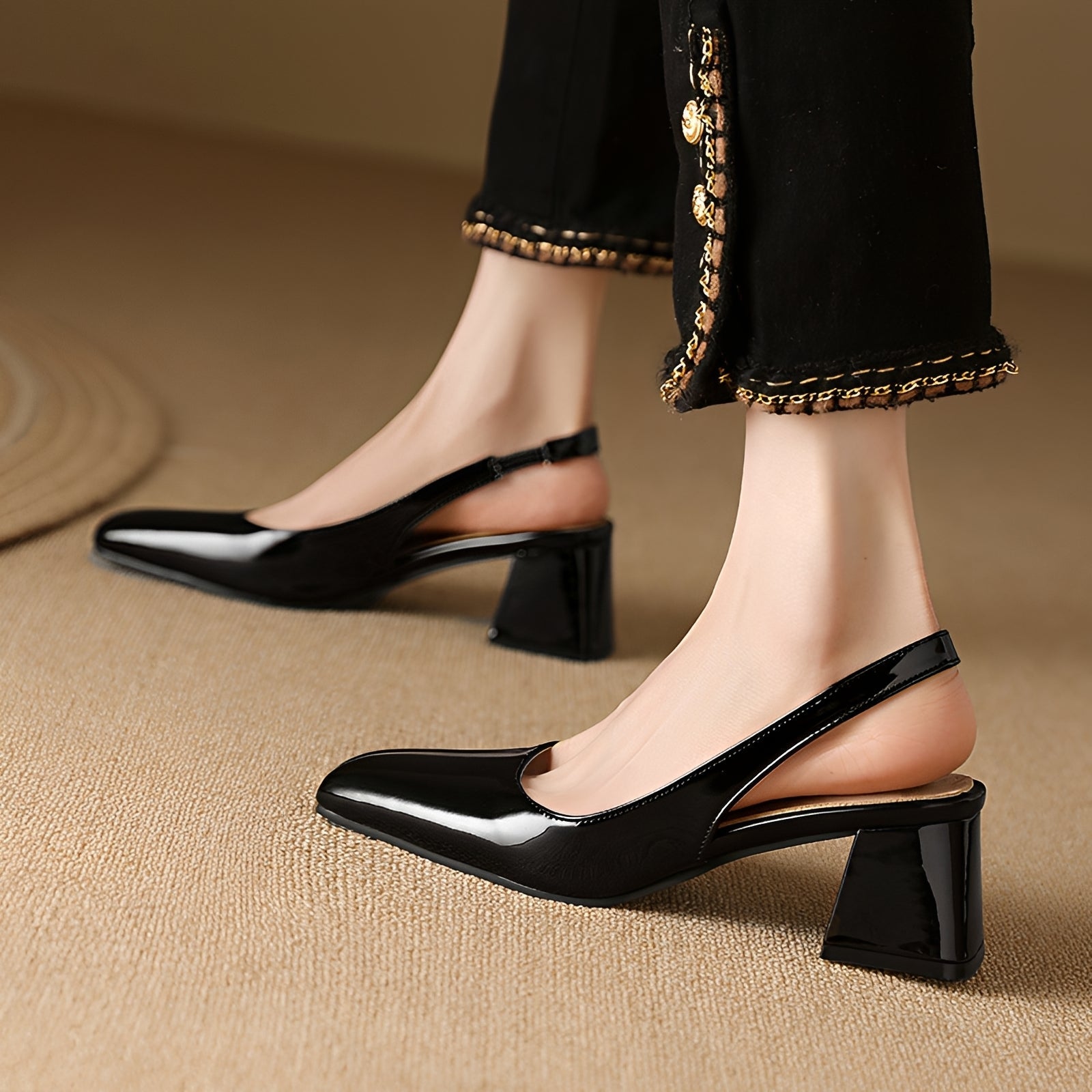 Kristen - Modische Schuhe mit eckigem Absatz