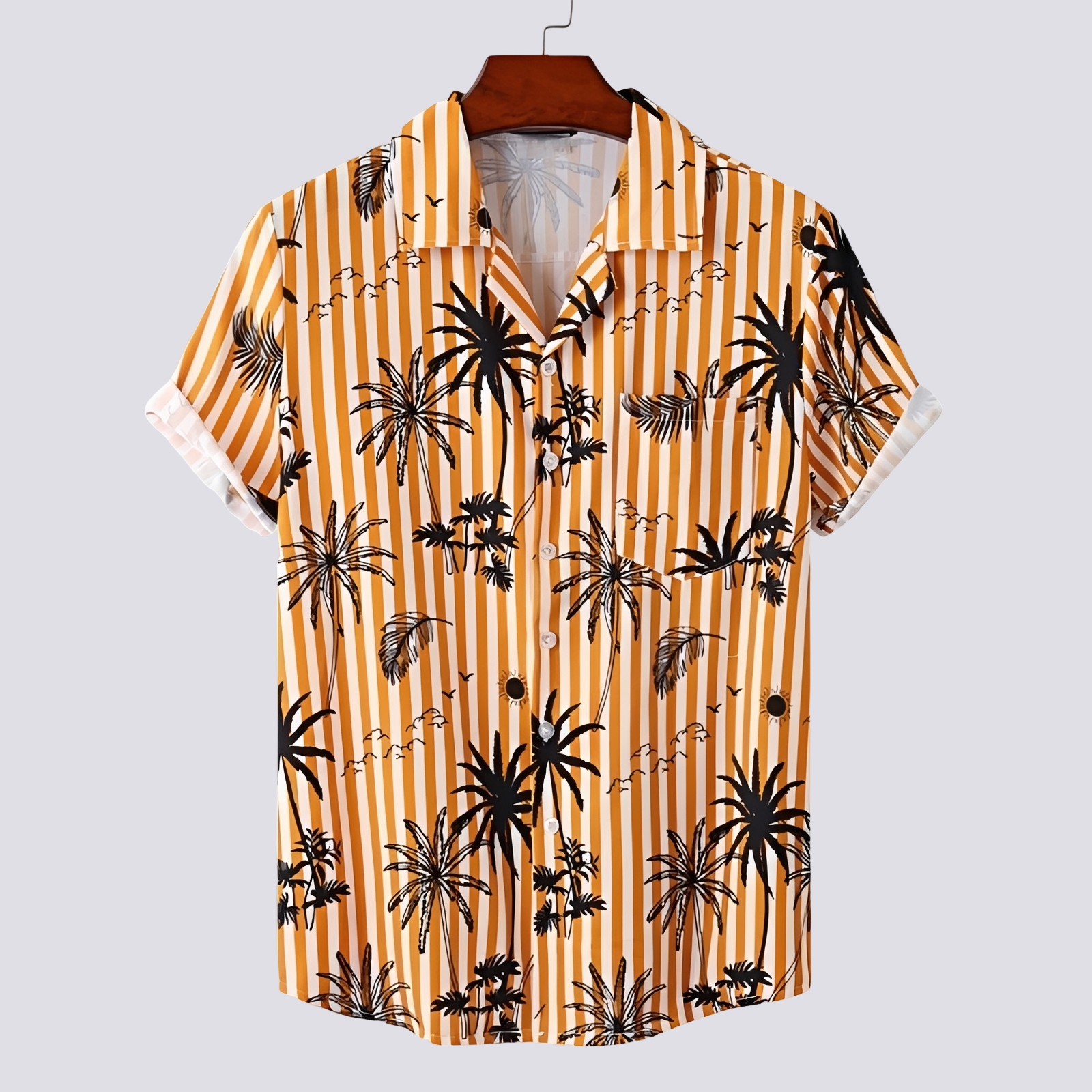 Ronan - Stilvolles Herrenhemd mit Hawaii-Design