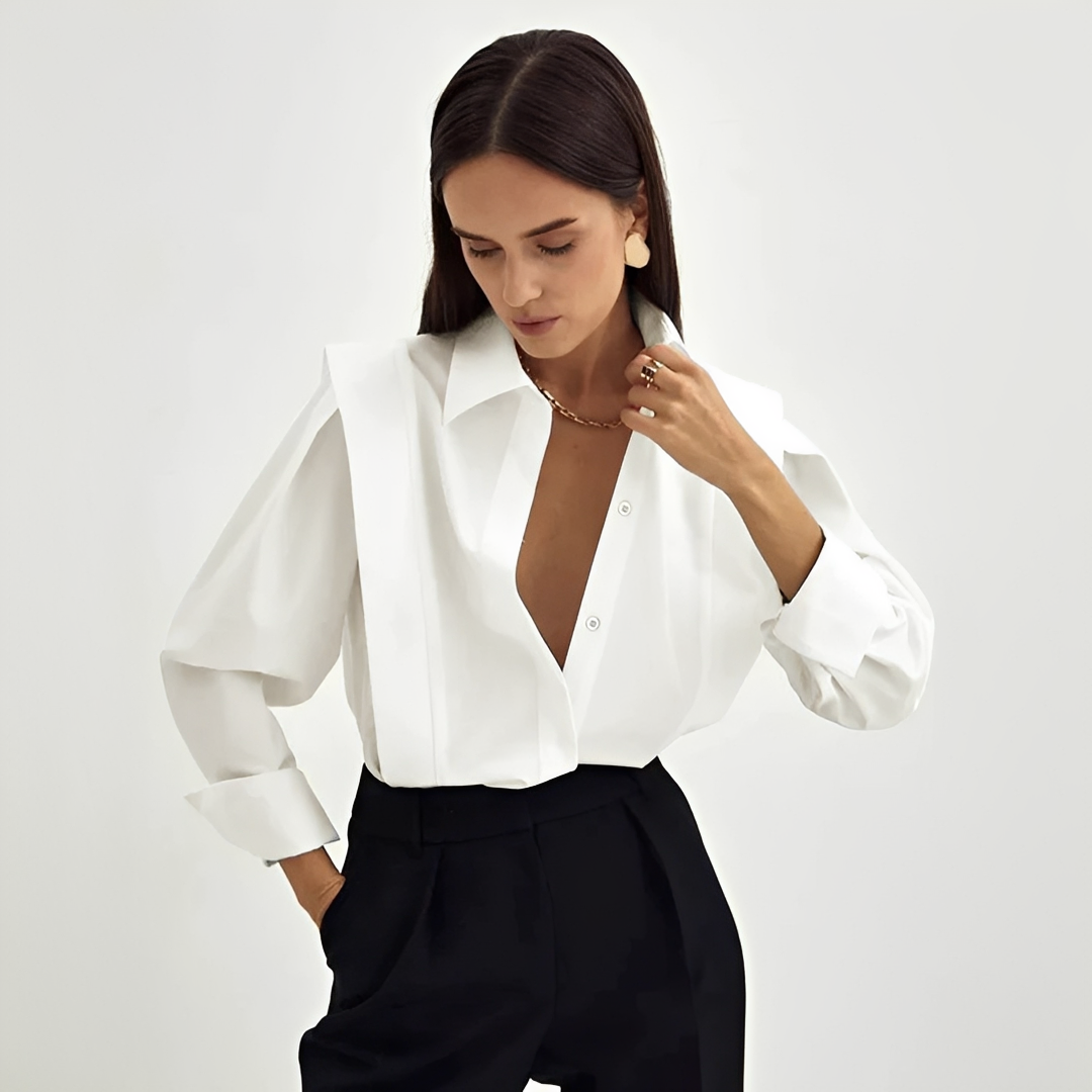 Cecile - Elegantes oversize Hemd