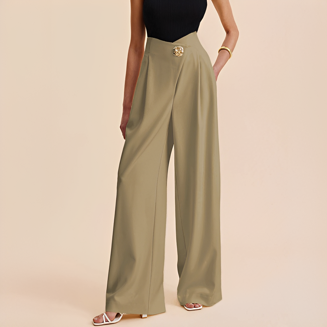 Joyce - Weite Hose mit hohem Taillenbund