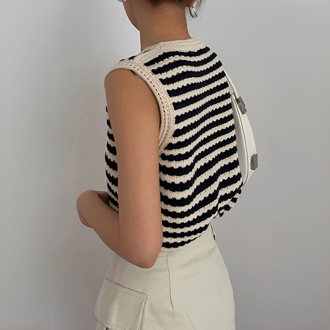 Eloise - Elegante Streifenweste