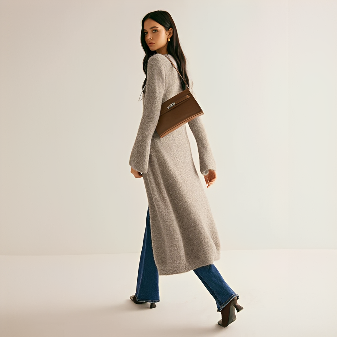 Zoey - Stilvolles V-Ausschnitt-Kleid