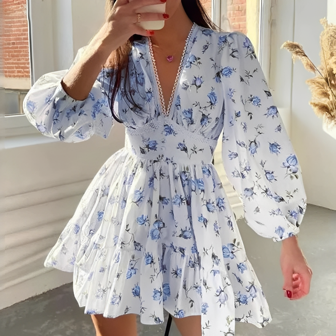 Jessamin - Schickes Damen-Sommerkleid mit Blumendesign