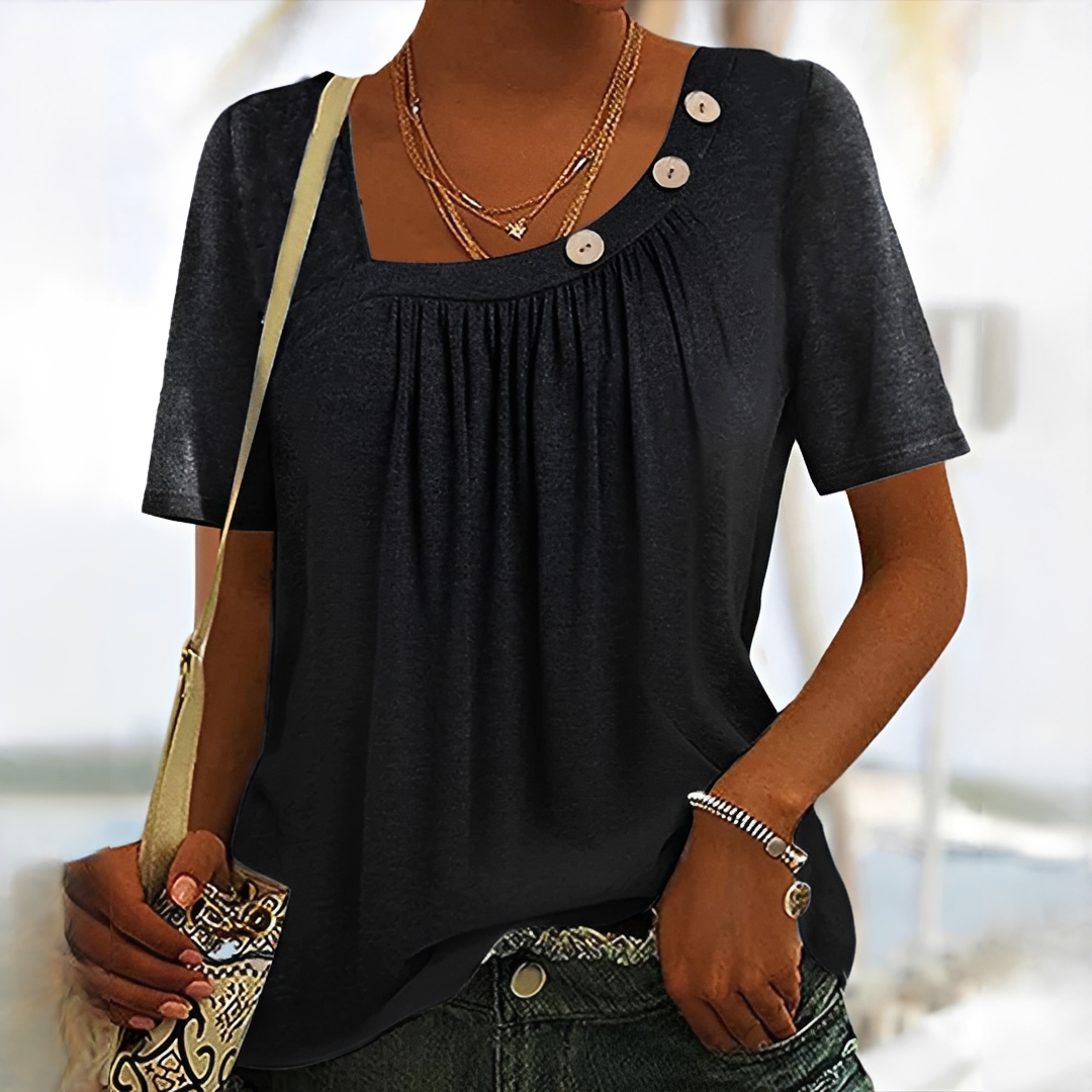 Joanne - Modische Bluse mit Knöpfen