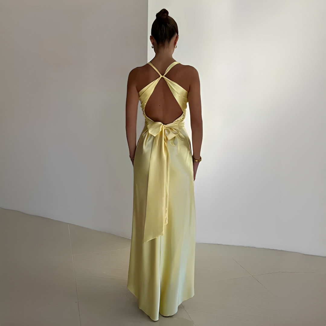 Lydah - Stilvolles ärmelloses Damenkleid