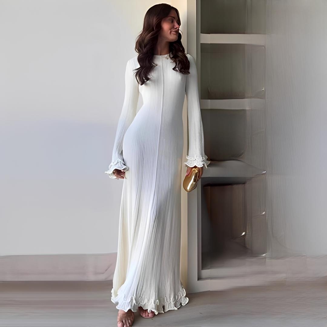 Lebeth - Schickes Langarmkleid