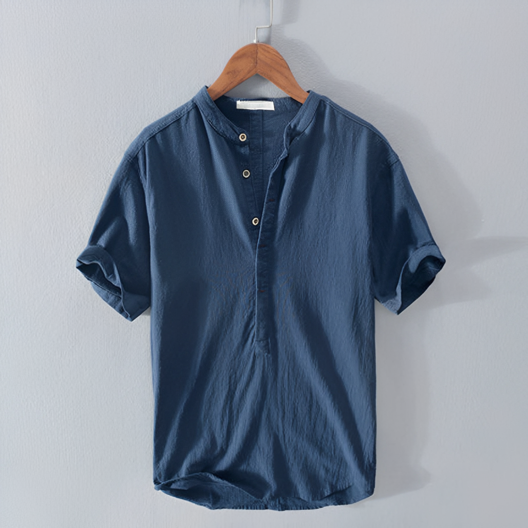 Thiago - Poloshirt mit Stehkragen
