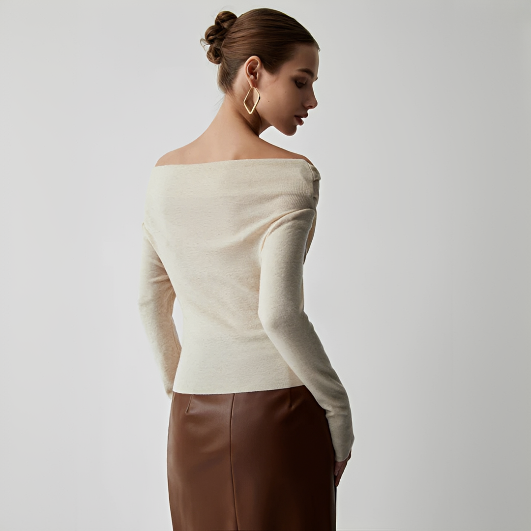 Venise - Elegantes schulterfreies Oberteil