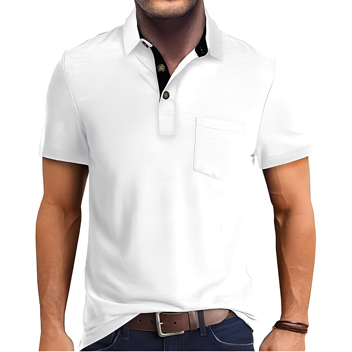 Abner - Poloshirt im klassischen Design