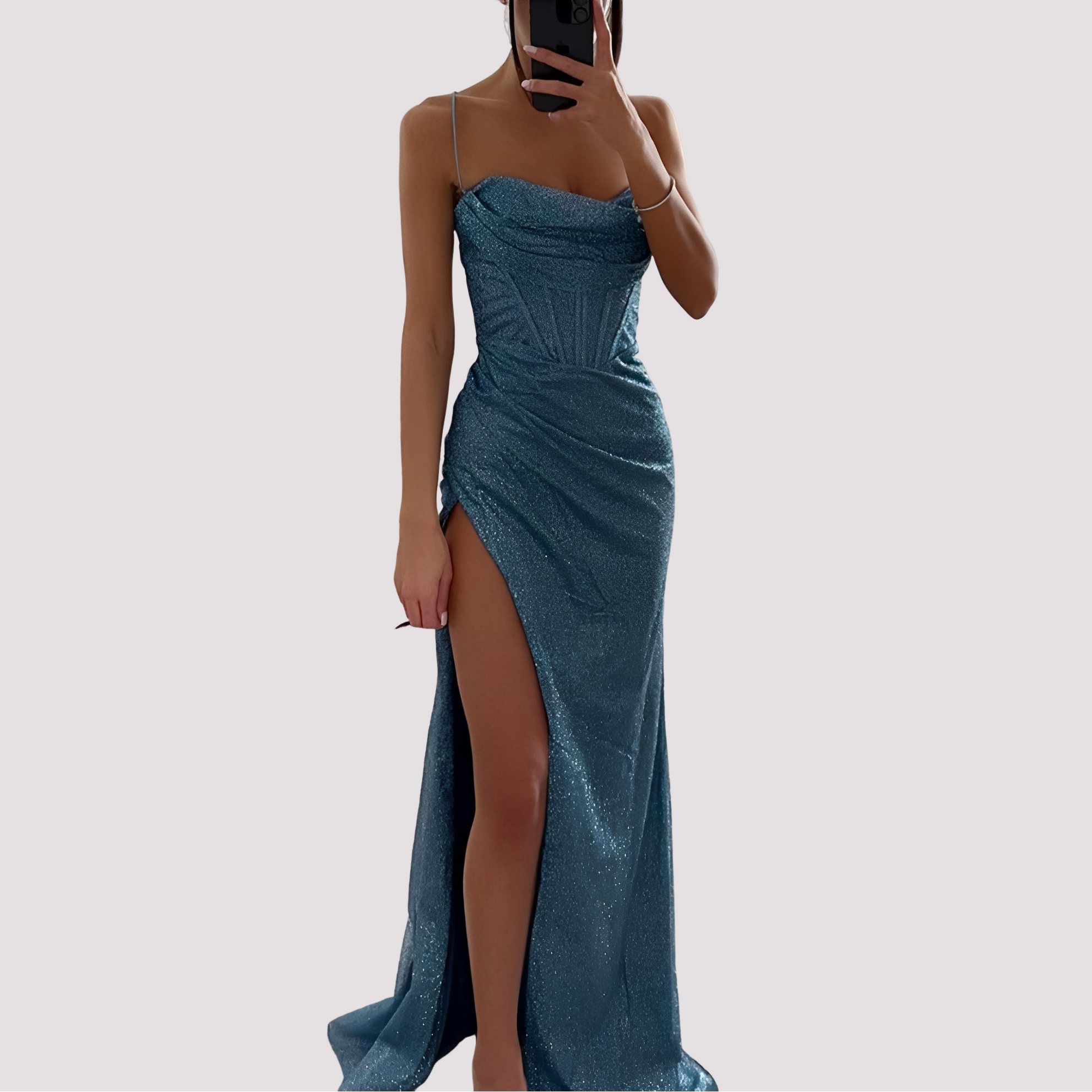 Bonnie - Stilvolles Maxikleid mit Schlitz