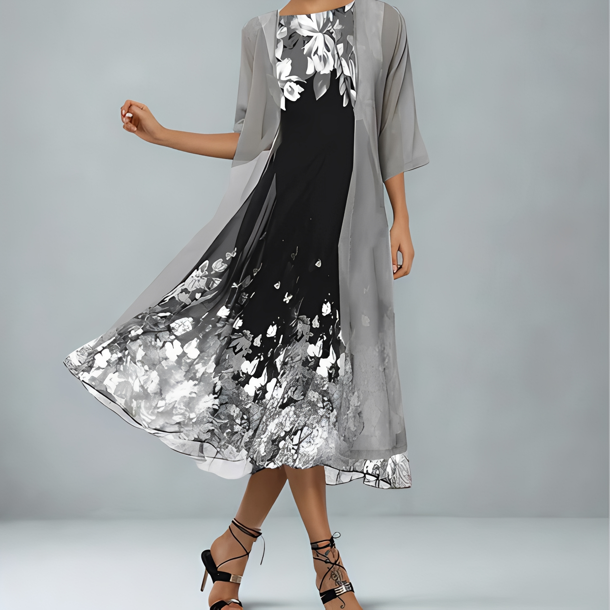 Jeizel - Zweiteiliges Damen-Set mit Blumenmuster