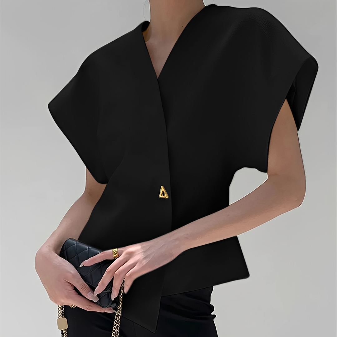 Ariella - Trendige V-Ausschnitt-Bluse