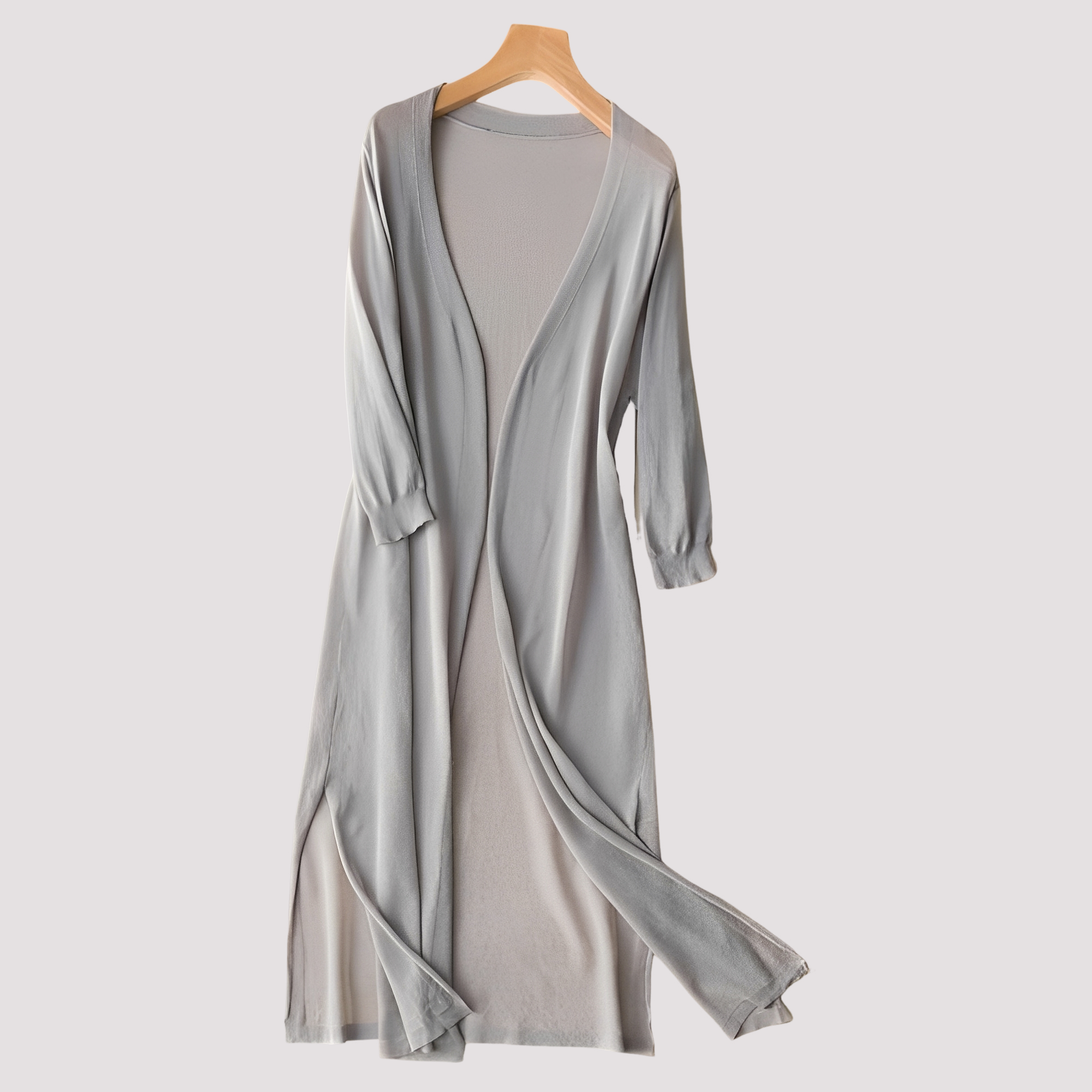 Fannie - Bequemer langer Damen-Cardigan